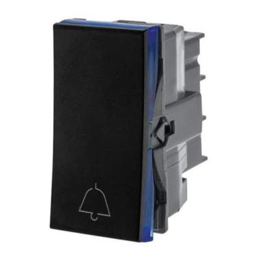 Imagem de Pulsador Campainha 2A 250V B.automatico 1M Preta 611012PT - Legrand Pi