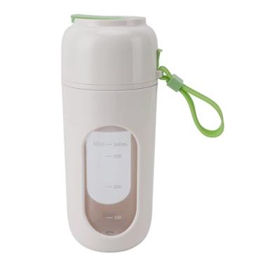 Imagem de Liquidificador Portátil Recarregável USB Com 12 Lâminas de Aço - Mini Liquidificador Pessoal, para Smoothie, Shakes - Ideal para Casa, Esportes, Ao Ar Livre e Uso de viagens. (Verde)