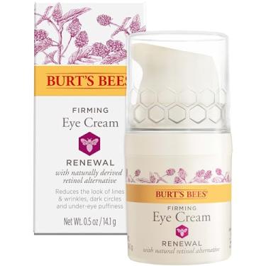 Imagem de Burt's Bees Creme Firmador Renovador Para Os Olhos Com Alternativa Natural De Retinol, Reduz O Aparecimento De Linhas, Rugas, Olheiras E Pés De Galinha, 99% Natural Origin Skin Care, Frasco De 14 G