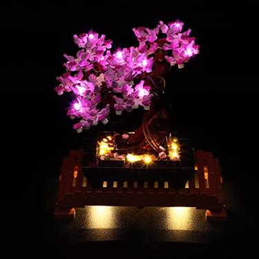 Imagem de GEAMENT LED Light Kit (Pink) Compatible with Lego Bonsai Tree - Lighting Set for Creator 10281 Building Model (Lego Set Not Included)