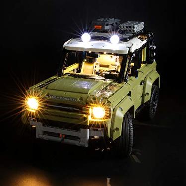 Imagem de BRIKSMAX Kit de iluminação LED para Land Rover Defender – Compatível com Lego 42110 modelo de blocos de construção - não inclui o conjunto Lego