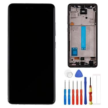 Imagem de E-yiiviil Tela LCD Super AMOLED compatível com Samsung Galaxy A52 SM-A525F SM-A525M 6,5 polegadas, tela sensível ao toque, montagem com ferramentas