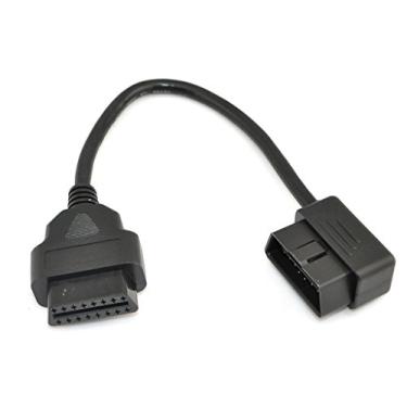 Imagem de Adaptador de cabo extensor de diagnóstico para carro iKKEGOL 30 cm OBD II OBD2 16 pinos macho para fêmea