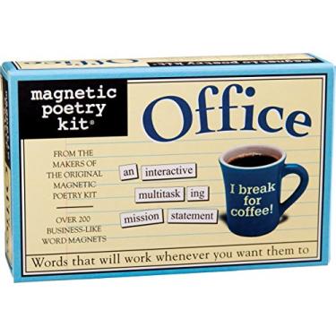 Imagem de Magnetic Poetry - Kit de escritório - Palavras para geladeira - Escreva poemas e letras na geladeira - Feito nos EUA