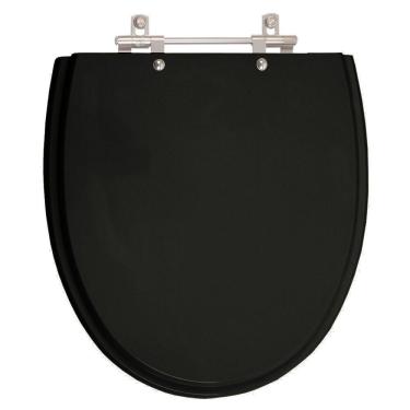 Imagem de Assento Sanitário Laqueado Eros Preto Para Vaso Incepa