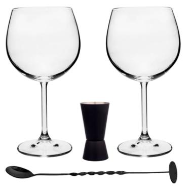 Imagem de Gin Kit Authentic Collection 4 Peças - Preto