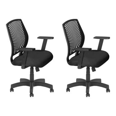 Imagem de Conj2 Diretor Giratória Vision Plus Base Preta