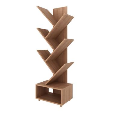 Imagem de Estante Para Livros Multiuso E1726 Tecno Amendoa