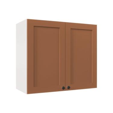Imagem de Aéreo 2 Portas 80cm Arizona Cabecasa Madeiramadeira Branco Terracota
