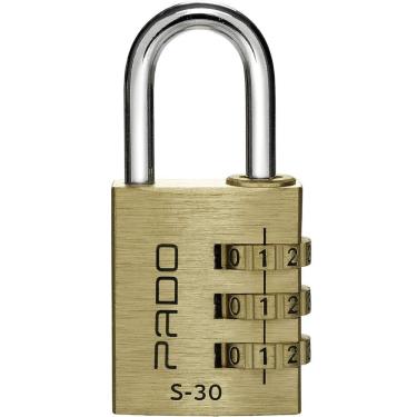 Imagem de Cadeado Dourado De 3 Segredos Lt S-30mm Pado [f118]