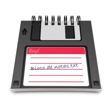 Imagem de Bloco De Anotações Disquete Floppy Disk