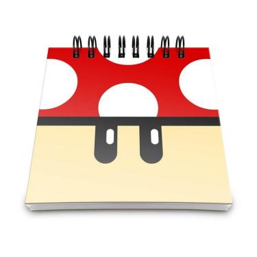 Imagem de Bloco De Anotações Cogumelo Vermelho Grow Up