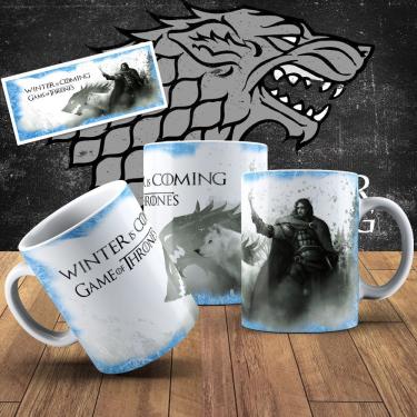 Imagem de Caneca De Porcelana 325ml Game Of Thrones Decorada Game Of Thrones 4