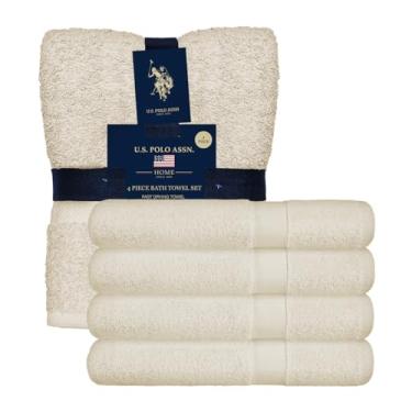 Imagem de U.S. Polo Assn. Conjunto de toalhas de banho USPA de 4 peças