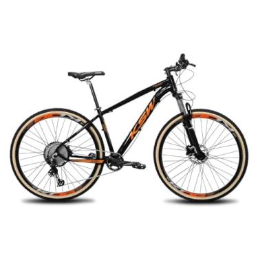 Imagem de Bicicleta Aro 29 KSW XLT 12 Velocidades Deore F. Hidráulico,21,Preto Laranja