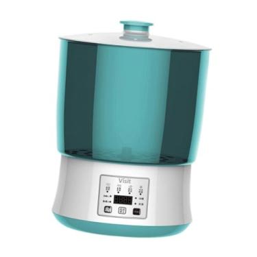 Imagem de ＡＷＨＡＯ Máquina de brotos de feijão fabricante de iogurte, kit de brotos automáticos de kit de espaço de semente para groggrass de para o wheatgrass, 2 Camadas