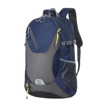 Imagem de Pegciuho Mochila de caminhada, mochila de viagem dupla de 40L, de montanhismo para corrida, ciclismo e, Azul Escuro