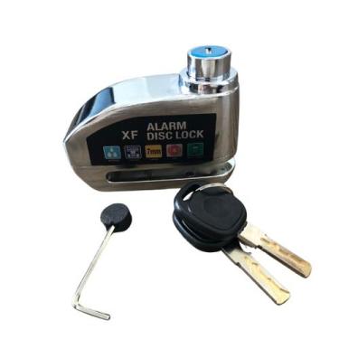 Imagem de Trava cadeado  De Moto e Bike freio a Disco com alarme Sonoro Antifurt