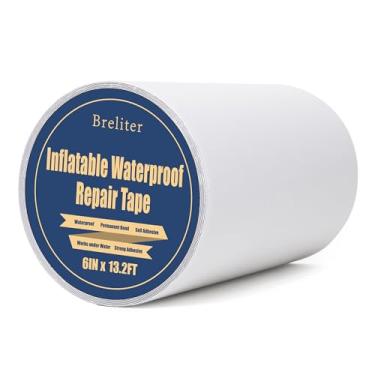 Imagem de Breliter Fita de reparo inflável à prova d'água – Kit de reparo de TPU impermeável, fita de reparo de vedação para colchão de ar, casa de salto, brinquedos infláveis, barraca, anel de natação, serviço