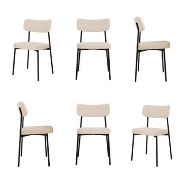 Imagem de Kit com 6 Cadeiras para Sala de Jantar Mona Yescasa