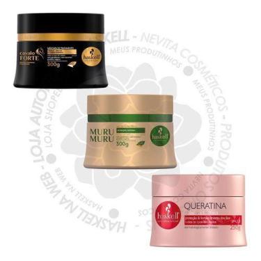 Imagem de Haskell Máscaras Cavalo Forte Murumuru Queratina Cronograma