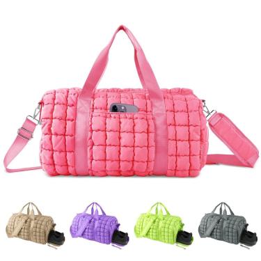 Imagem de Mochila XSUIOY acolchoada Travel Gym para mulheres rosa