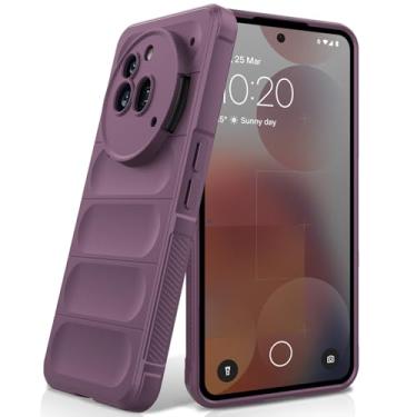 Imagem de BonYonka Capa de silicone para Nothing Phone 3a Pro, forro de microfibra antiarranhões, capa à prova de choque com proteção para câmera, branca