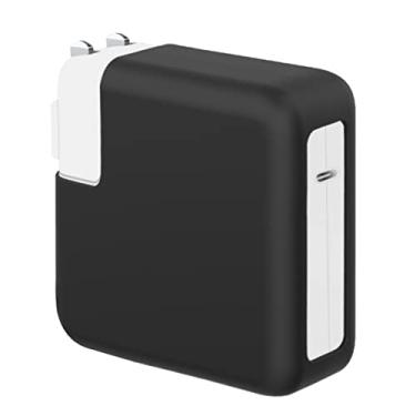 Imagem de LCMOCICO Capa protetora de silicone macio de 70 W para Apple MacBook Air 13,6 polegadas M3 M2 2022 2023 2024 Air 15 M3 M2, capa adaptadora de alimentação de 70 W para MacBook Pro de 14 polegadas M3