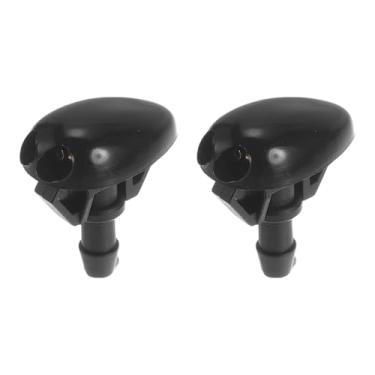 Imagem de ACROPIX 2 peças de bocal de lavagem de para-brisa dianteiro para Nissan Frontier 1998-2004 Bocais de pulverização de para-brisa limpador de spray jato nº 289313S500 preto