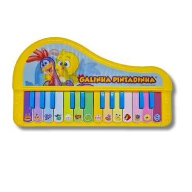 Imagem de Teclado Musical Infantil Galinha Pintadinha Yestoys