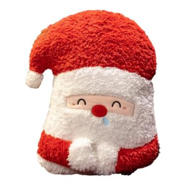 Imagem de Kuntesetty Travesseiro de Pelúcia de Natal, Brinquedo de Pelúcia, Figura de Tecido Confortável, Novo Travesseiro Decorativo de Natal, Almofada Traseira para O So, Papai Noel, Tamanho real