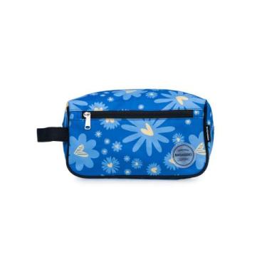 Imagem de Necessaire Feminina Margaridas Azul - Bagaggio, U