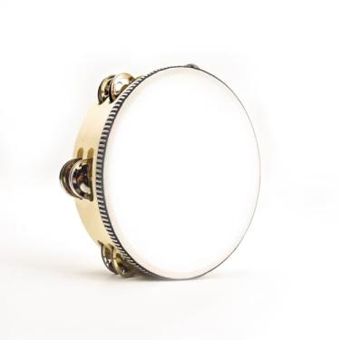 Imagem de Jinqu 8"Es Double Rows Jingles Tambores De Sino Mão Madeira Álamo Percussão Adulto Brinquedos Educativos Musicais Jogos Festa Igreja