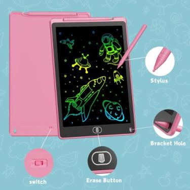 Imagem de Lousa digital 12 polegadas - LELONG, Rosa