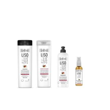 Imagem de Kit tratamento capicilin liso lis in 4 itens