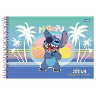 Imagem de Caderno De Cartografia E Desenho Capa Dura Stitch 80fls - Foroni