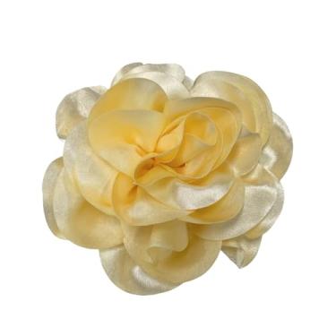 Imagem de NewZenro Broches Grandes De Cetim Com Flores Rosas, Alfinetes Lapela, Camélia Seda, Alfinete Grande Para Mulheres, Festa Casamento, Dança, Banquete, Vestidos, Terno, Roupas, Acessórios, Joias, Prese