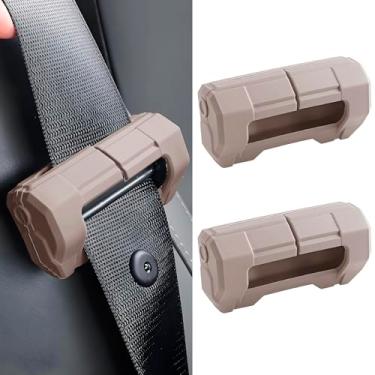 Imagem de vvag 2 peças de capas de fivela de cinto de segurança de carro, capa protetora de silicone antiarranhões para segurança do carro, protetor de fivela macio e durável, acessórios de carro para homens e