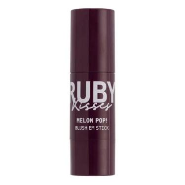 Imagem de Ruby Kisses Blush Em Stick Melon 5g Cor: Plum Pop