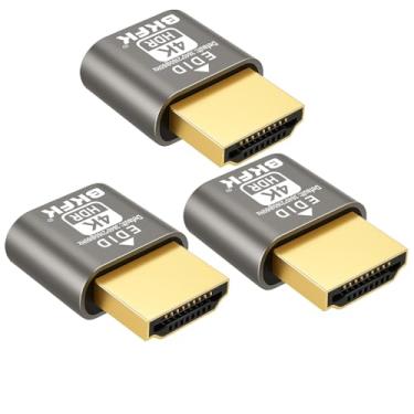 Imagem de Plugue fictício hdmi 4K - adaptador de exibição para HDMI, janela virtual Luna Display para emulador doméstico - Dummy, displayport Headless dummie dongle1080P 120Hz (4K-HDR (default3840X2160@60HZ-3P)