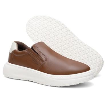 Imagem de Sapatenis Lexus Couro Nobre Sport Fino Solado Nuvem Ronco Ferraro (Marrom, BR, Adulto, Numérico, 37)