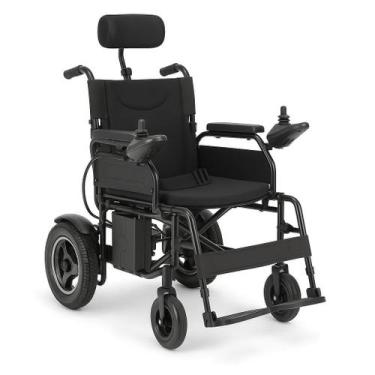 Imagem de Cadeira de Rodas Motorizada Dobrável D800 Com Apoio De Cabeça Super co