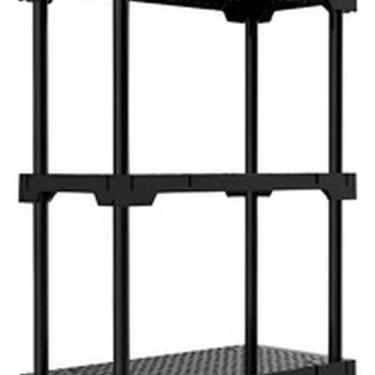 Imagem de Estante Plastico 167x70x35cm Branca 5 Prateleiras Ate 125kg