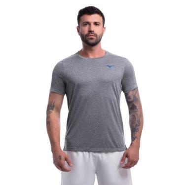 Imagem de Camiseta de Treino Mizuno Prime New Masculina, Azul, G