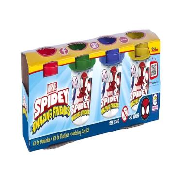 Imagem de BRINQ. KIT MASSINHAS SPIDEY DISNEY C/4 COTIPLAS
