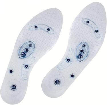 Imagem de Palmilha Magnética Massagem Terapia Estresse Dores Ansiedade Emagrecimento Promovem Massagem Tipo Doin, Associada a Reflexologia