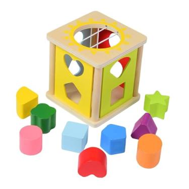 Imagem de YIJU Blocks Shape Sortter Reconhecimento de cores Sensorial Classificação de cores correspondentes para crianças