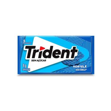 Imagem de Chiclete Trident Hortelã 8g com 5 Unidades