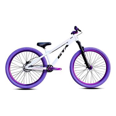 Imagem de Bicicleta 26 Gta Gravity Freio Hidraulico Shimano Cubo k7 Barulhento Garfo C/Trava Pneu Flame Roxo-Unissex