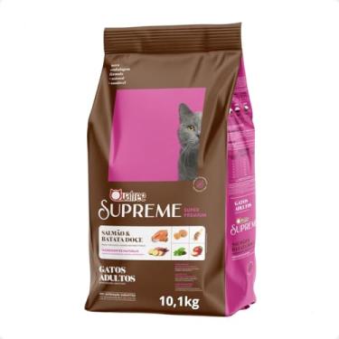 Imagem de Quatree Supreme Sabor Salmão e Batata Doce Gatos Adultos 10,1kg